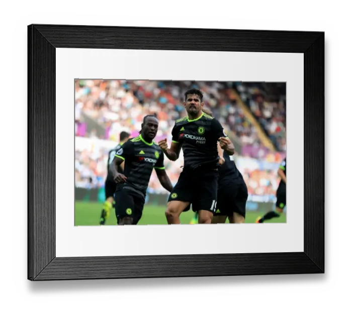 Framed Print : Diego Costa's Brace: Chelsea's Triumph at Swansea's Liberty Stadium (Premier League) Framed Print : Diego Costa's Brace: Chelsea's Triumph at Swansea's Liberty Stadium (Premier League)