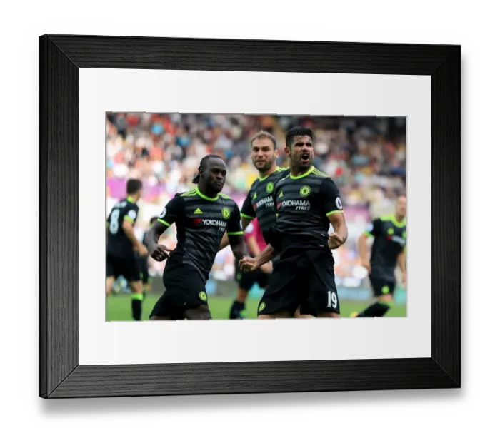 Framed Print : Diego Costa's Brace: Chelsea's Victory at Swansea's Liberty Stadium (Premier League)