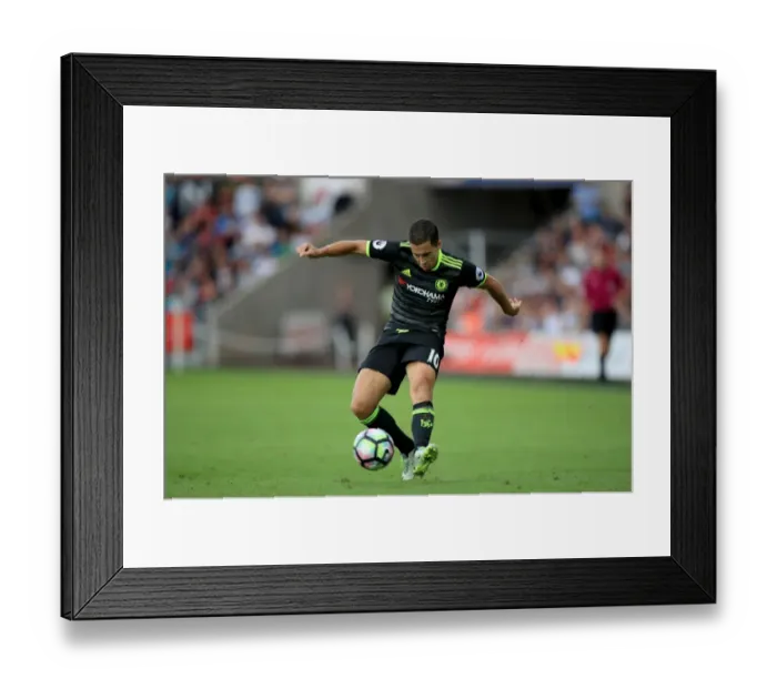 Framed Print : Eden Hazard in Action: Premier League Showdown at Swansea's Liberty Stadium Framed Print : Eden Hazard in Action: Premier League Showdown at Swansea's Liberty Stadium