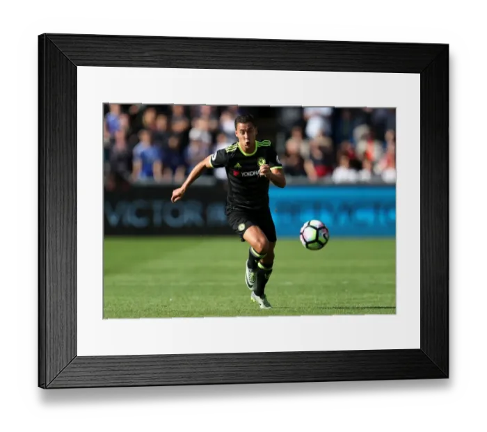 Framed Print : Eden Hazard in Action: Swansea City vs. Chelsea - Premier League Showdown Framed Print : Eden Hazard in Action: Swansea City vs. Chelsea - Premier League Showdown