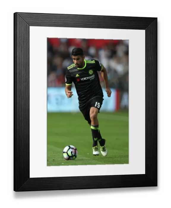 Framed Print : Swansea City v Chelsea - Barclays Premier League - Liberty Stadium