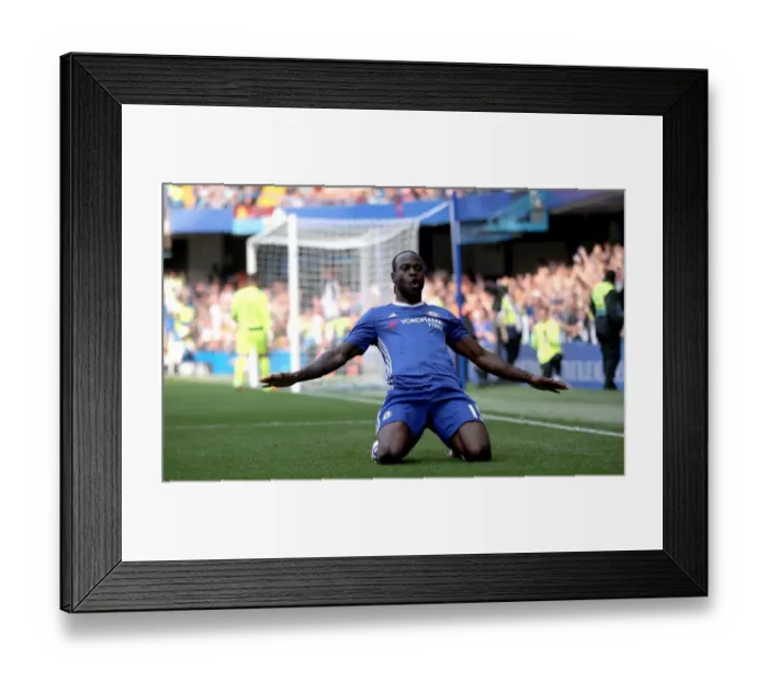 Framed Print : Victor Moses Triple Strike: Chelsea's Triumph Over Burnley at Stamford Bridge Framed Print : Victor Moses Triple Strike: Chelsea's Triumph Over Burnley at Stamford Bridge