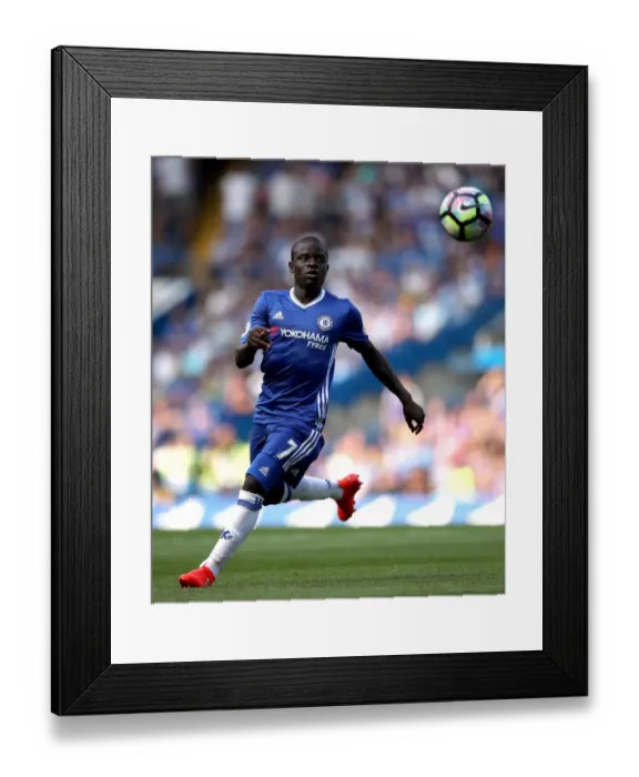 Framed Print : N'Golo Kante in Action: Chelsea vs Burnley, Premier League (2016) - PA Images Framed Print : N'Golo Kante in Action: Chelsea vs Burnley, Premier League (2016) - PA Images