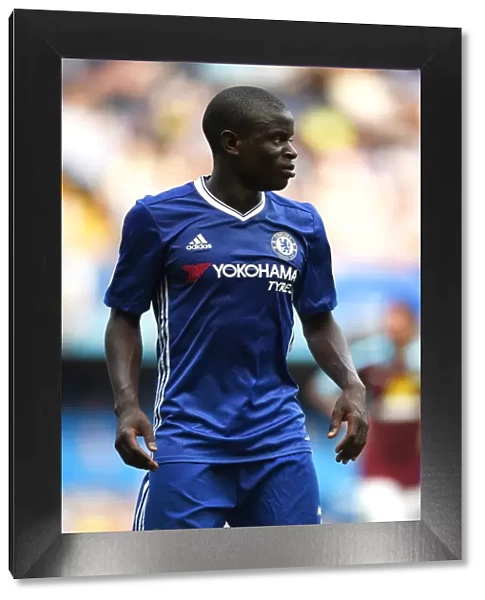 N'Golo Kante in Action: Chelsea vs Burnley - Premier League at Stamford Bridge
