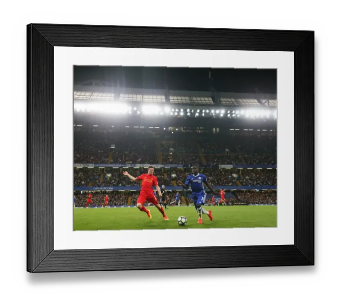 Framed Print : Milner vs. Kante: Intense Rivalry Unfolds - Chelsea vs. Liverpool, Premier League, 2016 Framed Print : Milner vs. Kante: Intense Rivalry Unfolds - Chelsea vs. Liverpool, Premier League, 2016