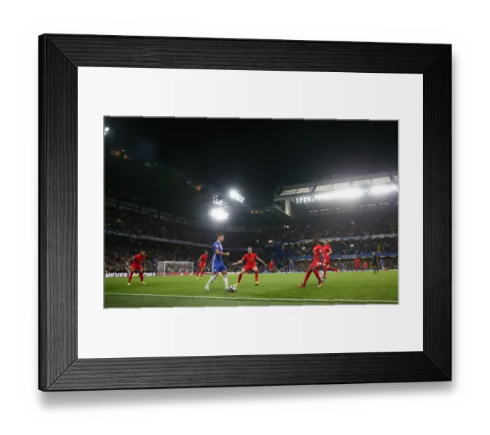 Framed Print : Eden Hazard Faces Off Against Liverpool: Chelsea Clash at Stamford Bridge, PA Wire Image Framed Print : Eden Hazard Faces Off Against Liverpool: Chelsea Clash at Stamford Bridge, PA Wire Image