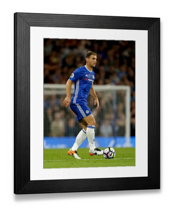Framed Print : Chelsea vs Liverpool: Branislav Ivanovic in Action at Stamford Bridge - Premier League Framed Print : Chelsea vs Liverpool: Branislav Ivanovic in Action at Stamford Bridge - Premier League