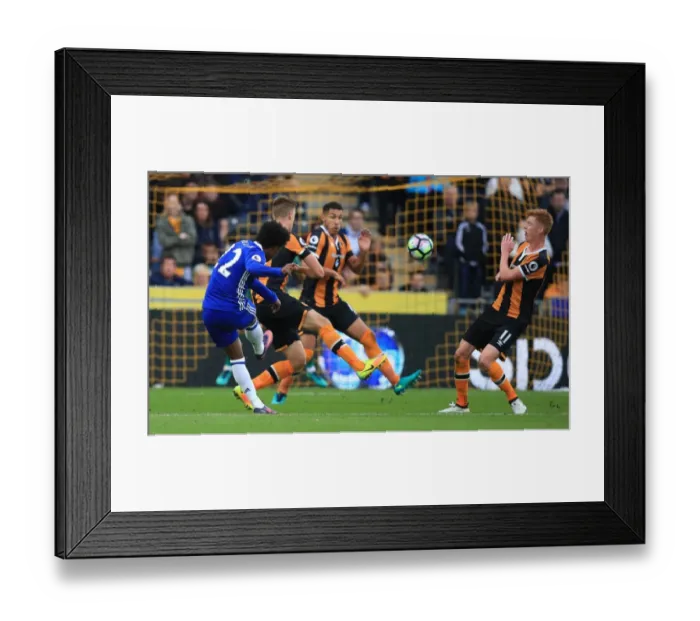 Framed Print : Willian's First Goal: Hull City vs. Chelsea - Premier League - KCOM Stadium