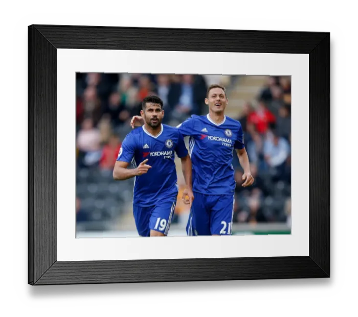 Framed Print : Diego Costa's Brace: Chelsea's Victory at Hull City's KCOM Stadium (Premier League)