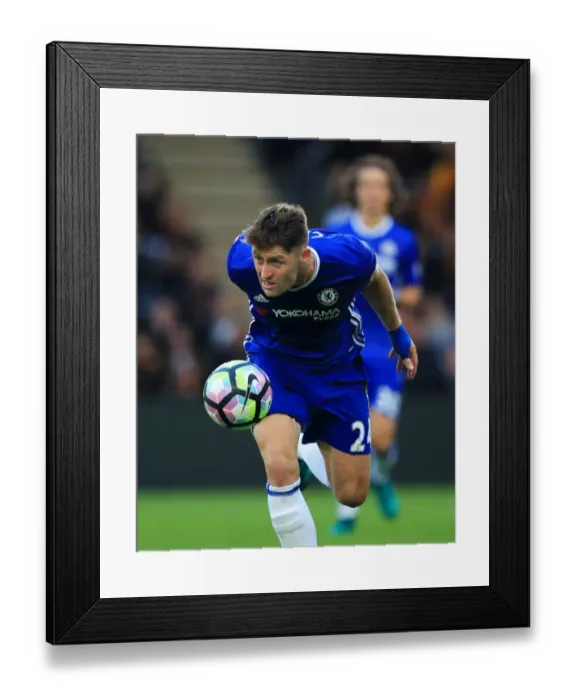 Framed Print : Intense Moment: Gary Cahill in Action for Chelsea at KCOM Stadium against Hull City - Premier League Framed Print : Intense Moment: Gary Cahill in Action for Chelsea at KCOM Stadium against Hull City - Premier League