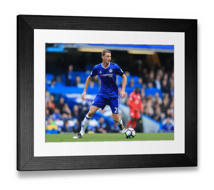 Framed Print : Nemanja Matic's Standout Home Performance: Chelsea vs Leicester City - Premier League