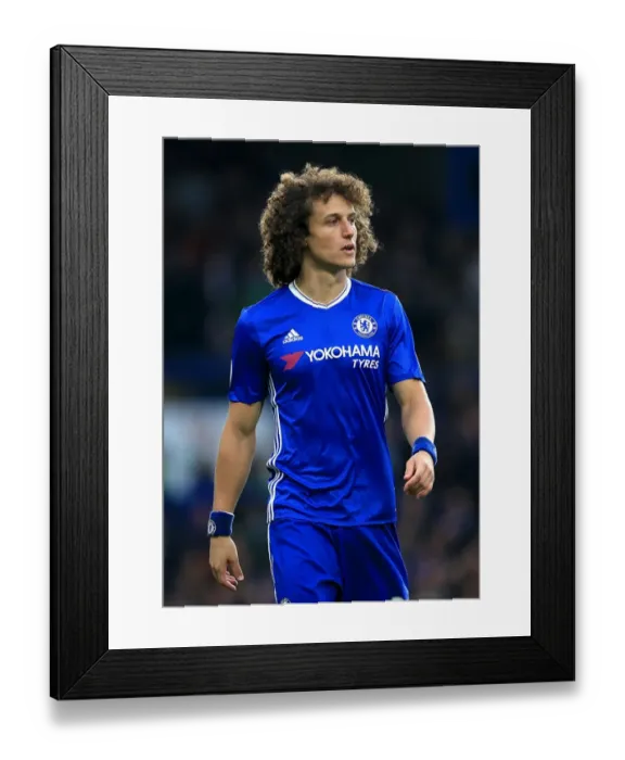 Framed Print : David Luiz Soaring High: Chelsea's Defender Dominates Manchester United at Stamford Bridge Framed Print : David Luiz Soaring High: Chelsea's Defender Dominates Manchester United at Stamford Bridge