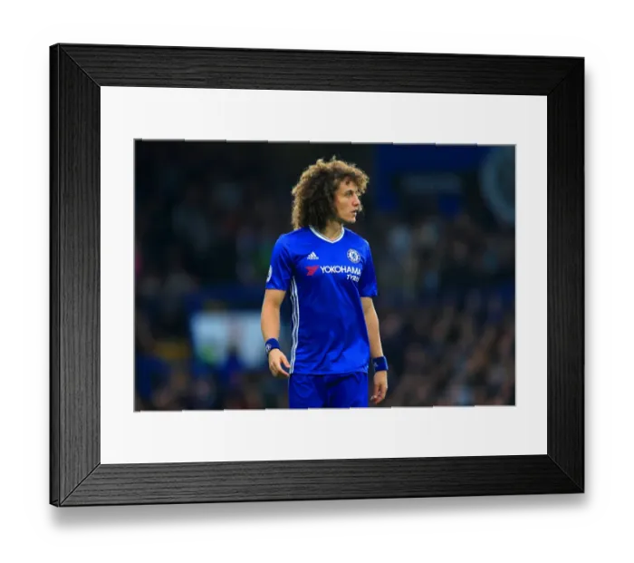 Framed Print : David Luiz Soars High: Chelsea's Victory Over Manchester United at Stamford Bridge Framed Print : David Luiz Soars High: Chelsea's Victory Over Manchester United at Stamford Bridge