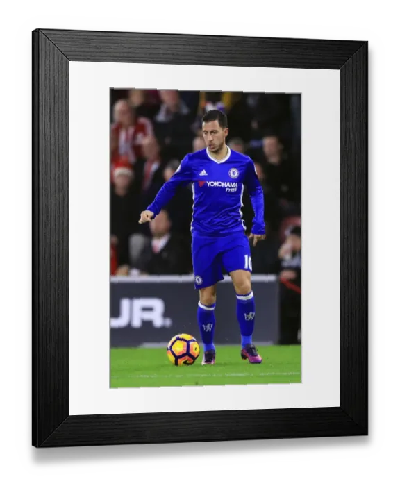 Framed Print : Eden Hazard in Action: Chelsea's Star Performer at Southampton's St Mary's Stadium Framed Print : Eden Hazard in Action: Chelsea's Star Performer at Southampton's St Mary's Stadium