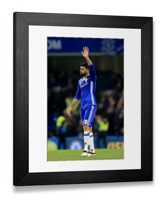 Framed Print : Diego Costa's Hat-Trick: Chelsea's Dominant Victory Over Everton in the Premier League (Home Game) Framed Print : Diego Costa's Hat-Trick: Chelsea's Dominant Victory Over Everton in the Premier League (Home Game)