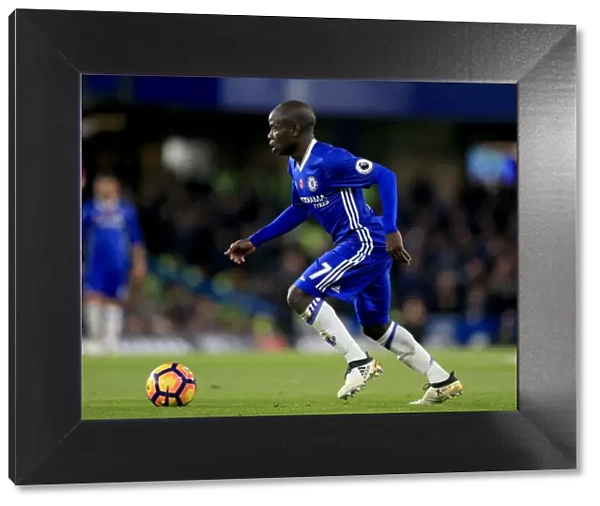 Golo Kante in Action: Chelsea vs Everton, Premier League, Stamford Bridge