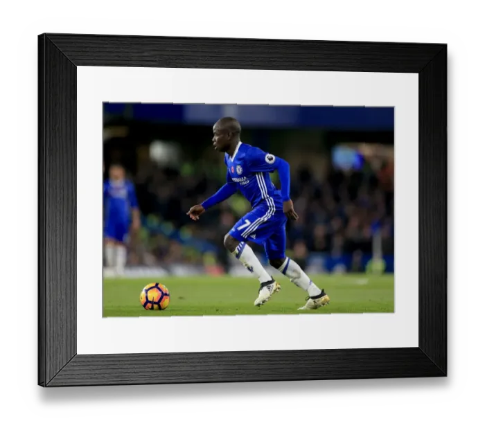 Framed Print : Golo Kante in Action: Chelsea vs Everton, Premier League, Stamford Bridge Framed Print : Golo Kante in Action: Chelsea vs Everton, Premier League, Stamford Bridge