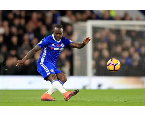 Victor Moses in Action: Chelsea vs Everton, Premier League, Stamford Bridge (Home)