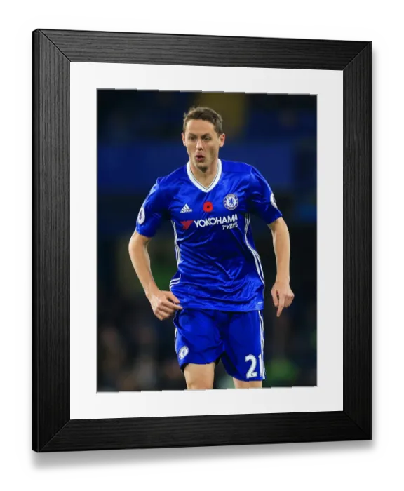 Framed Print : Nemanja Matic in Action: Chelsea vs Everton, Premier League, Stamford Bridge (Home)