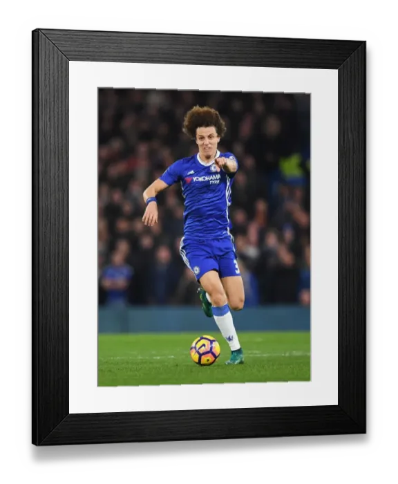 Framed Print : David Luiz in Action: Chelsea vs. Tottenham Premier League Clash at Stamford Bridge Framed Print : David Luiz in Action: Chelsea vs. Tottenham Premier League Clash at Stamford Bridge