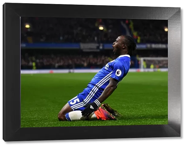 Moses Scores Chelsea's Second: Dramatic Moment at Stamford Bridge vs. Tottenham, Premier League