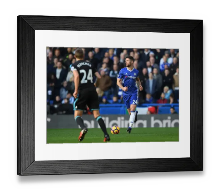 Framed Print : Gary Cahill in Action: Chelsea vs. West Bromwich Albion, Premier League, Stamford Bridge Framed Print : Gary Cahill in Action: Chelsea vs. West Bromwich Albion, Premier League, Stamford Bridge