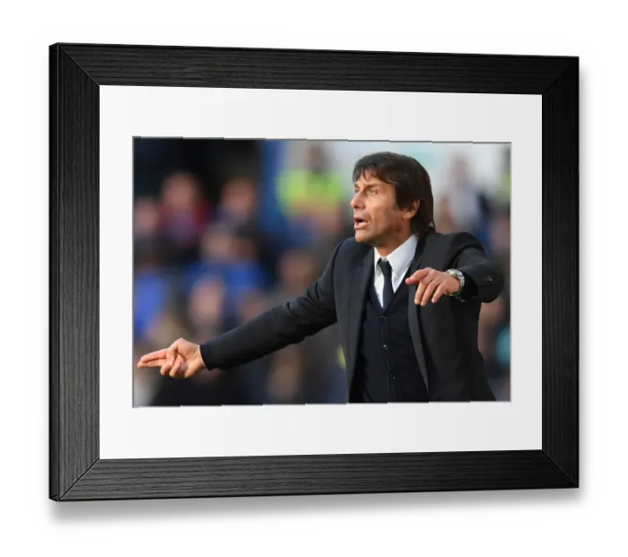 Framed Print : Conte's Intense Focus: Chelsea's Battle against West Bromwich Albion, Premier League (Home) Framed Print : Conte's Intense Focus: Chelsea's Battle against West Bromwich Albion, Premier League (Home)