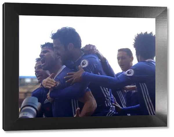 Diego Costa Scores Opening Goal: Chelsea's Premier League Triumph over West Bromwich Albion (December 2016)