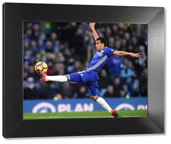 Pedro in Action: Chelsea vs. AFC Bournemouth, Premier League, Stamford Bridge
