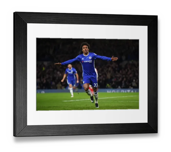 Framed Print : Soccer - Barclays Premier League - Chelsea v Stoke City - Stamford Bridge
