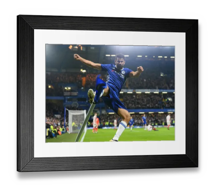 Framed Print : Diego Costa's Brace: Chelsea's 4-0 Thrashing of Stoke City Framed Print : Diego Costa's Brace: Chelsea's 4-0 Thrashing of Stoke City