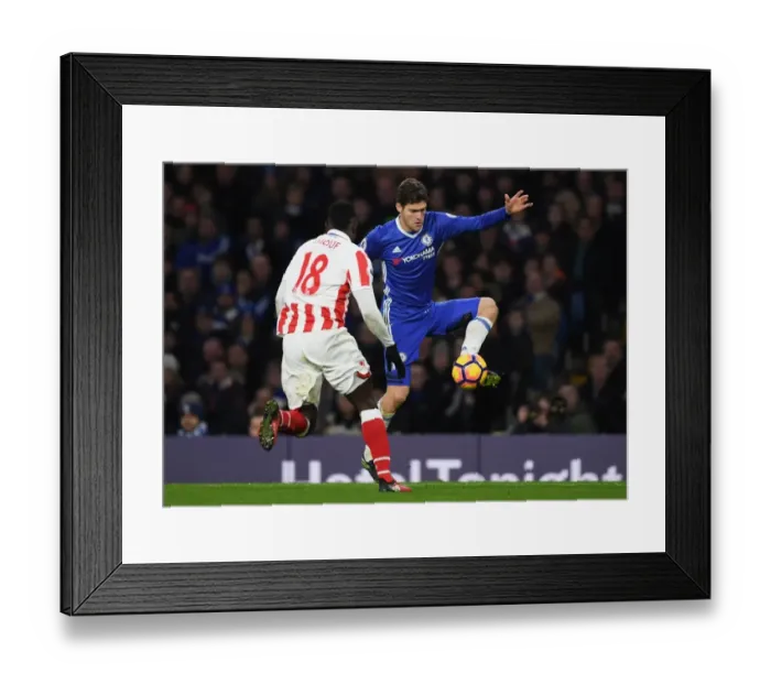 Framed Print : Clash at Stamford Bridge: Chelsea vs Stoke City - Premier League Showdown Framed Print : Clash at Stamford Bridge: Chelsea vs Stoke City - Premier League Showdown