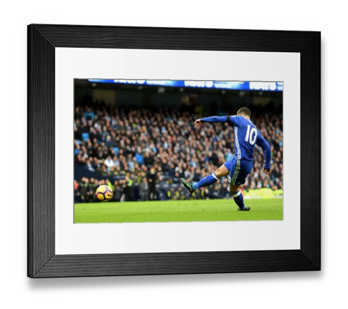 Framed Print : Eden Hazard Scores Chelsea's Third: Manchester City vs. Chelsea, Premier League (December 2016) Framed Print : Eden Hazard Scores Chelsea's Third: Manchester City vs. Chelsea, Premier League (December 2016)