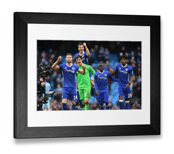 Framed Print : Chelsea's Triumph: 3-1 Victory Over Manchester City in Premier League