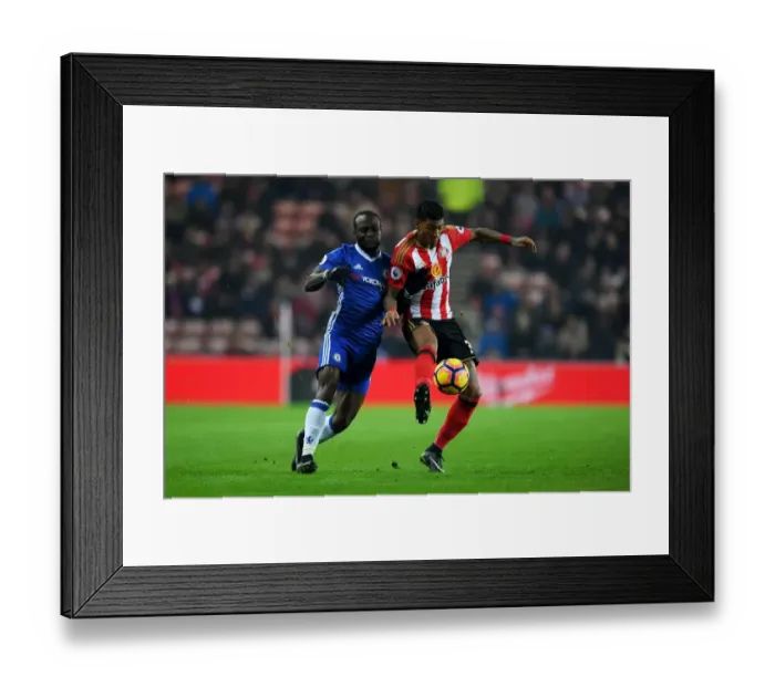 Framed Print : Clash of Forces: Moses vs. van Aanholt - Premier League Showdown at Sunderland Framed Print : Clash of Forces: Moses vs. van Aanholt - Premier League Showdown at Sunderland