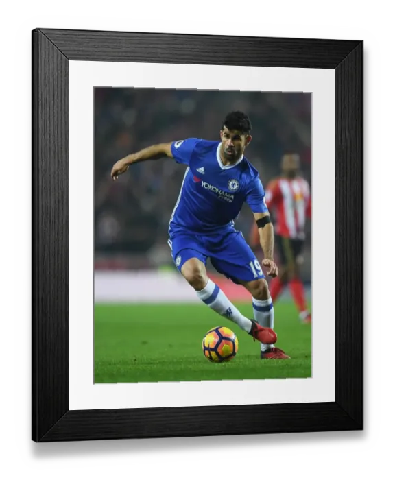 Framed Print : Diego Costa's Premier League Showdown: Chelsea vs. Sunderland (Away) Framed Print : Diego Costa's Premier League Showdown: Chelsea vs. Sunderland (Away)