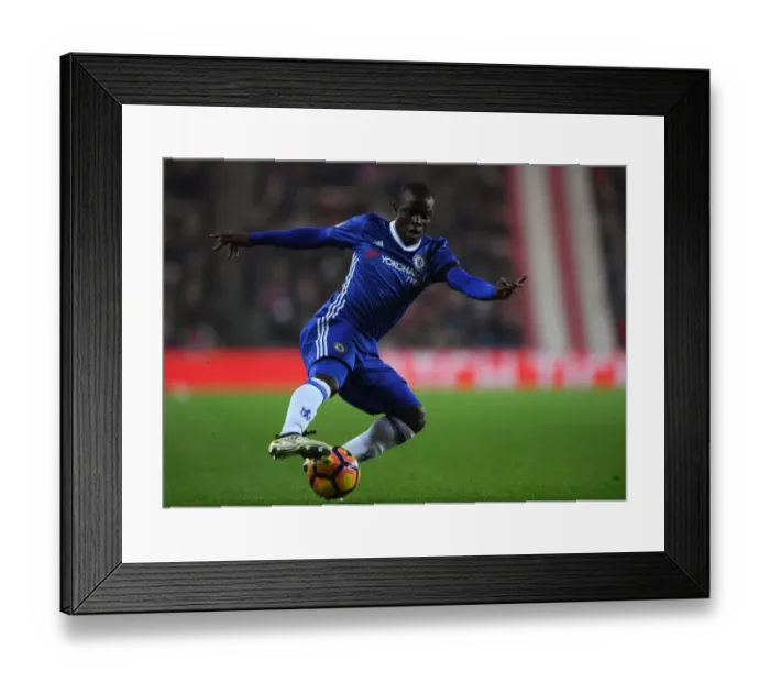 Framed Print : N'Golo Kante in Action: Chelsea's Midfield Maestro Shines Against Sunderland, Premier League 2016 Framed Print : N'Golo Kante in Action: Chelsea's Midfield Maestro Shines Against Sunderland, Premier League 2016