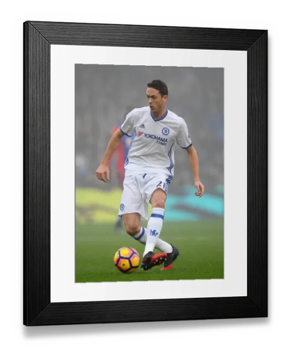 Framed Print : Nemanja Matic: Chelsea's Midfield Maestro in Premier League Clash vs. Crystal Palace (Away), London, 2016 Framed Print : Nemanja Matic: Chelsea's Midfield Maestro in Premier League Clash vs. Crystal Palace (Away), London, 2016