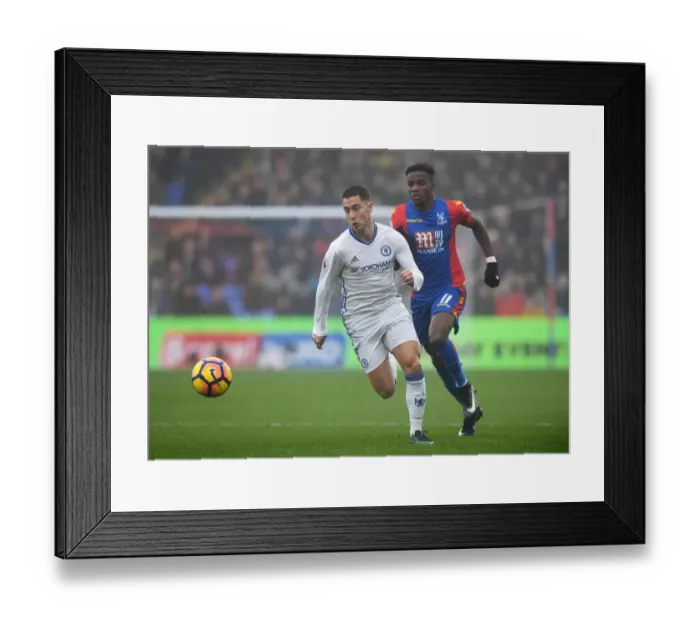 Framed Print : Hazard vs Zaha: A Premier League Showdown at Selhurst Park Framed Print : Hazard vs Zaha: A Premier League Showdown at Selhurst Park