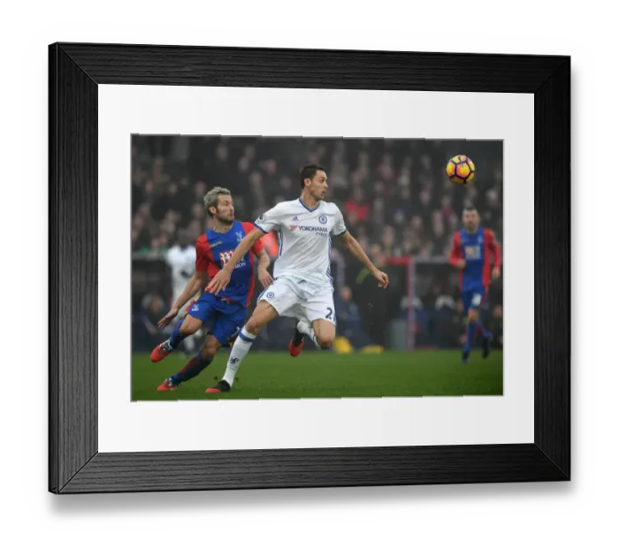 Framed Print : Battle for Possession: Cabaye vs. Matic, Crystal Palace vs. Chelsea