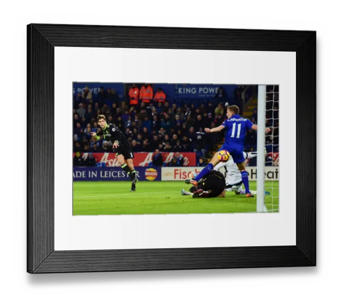 Framed Print : Marcos Alonso Scores the Opener: Chelsea's Premier League Victory over Leicester City (January 2017) Framed Print : Marcos Alonso Scores the Opener: Chelsea's Premier League Victory over Leicester City (January 2017)