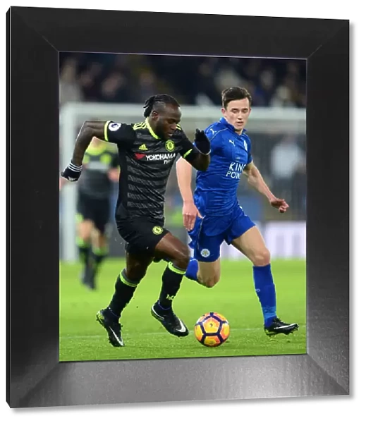 Clash at The King Power: Victor Moses vs. Ben Chilwell - A Battle Between Chelsea's Victor Moses and Leicester's Ben Chilwell