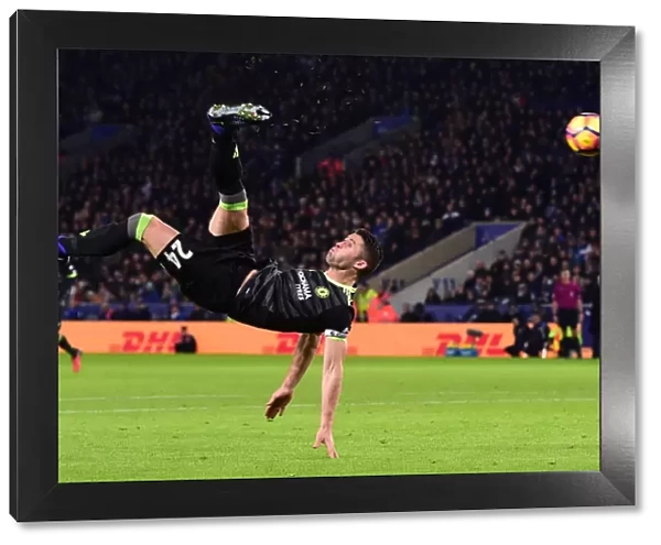 Gary Cahill's Daring Overhead Kick: Leicester City vs. Chelsea, Premier League
