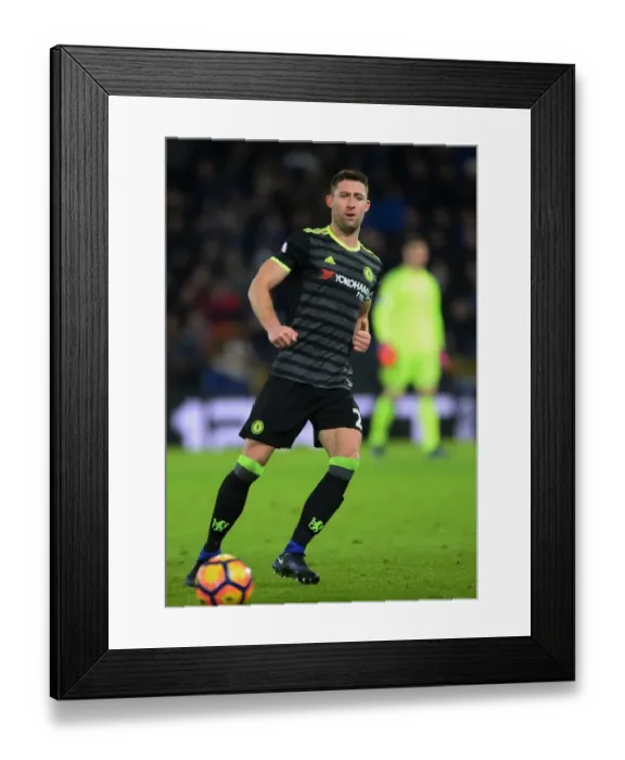 Framed Print : Gary Cahill in Action: Premier League 2017 - Chelsea vs Leicester City (Away) Framed Print : Gary Cahill in Action: Premier League 2017 - Chelsea vs Leicester City (Away)