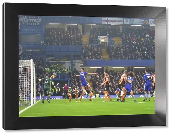 Gary Cahill Scores His Second Goal: Chelsea vs. Hull City, Premier League