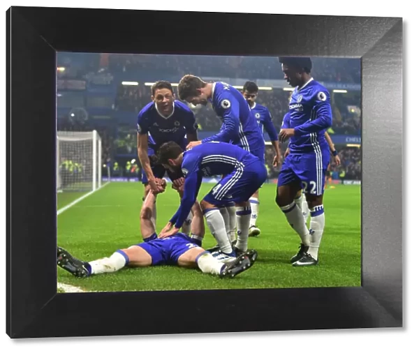 Chelsea Celebrate: Gary Cahill Scores Second Goal Against Hull City