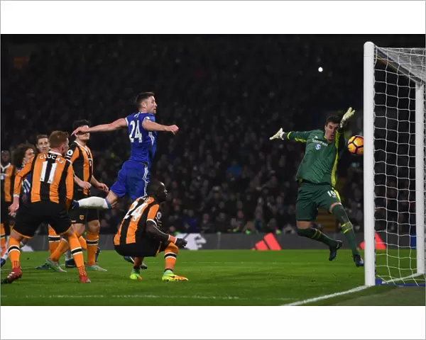 Gary Cahill Scores His Second Goal: Chelsea's Victory Over Hull City, Premier League, Stamford Bridge