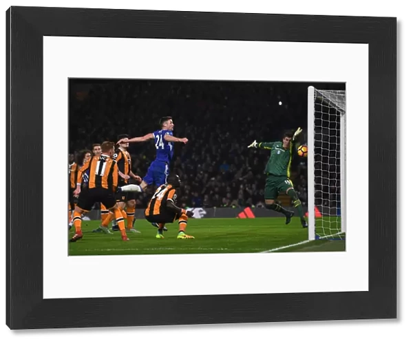 Gary Cahill Scores His Second Goal: Chelsea's Victory Over Hull City, Premier League, Stamford Bridge