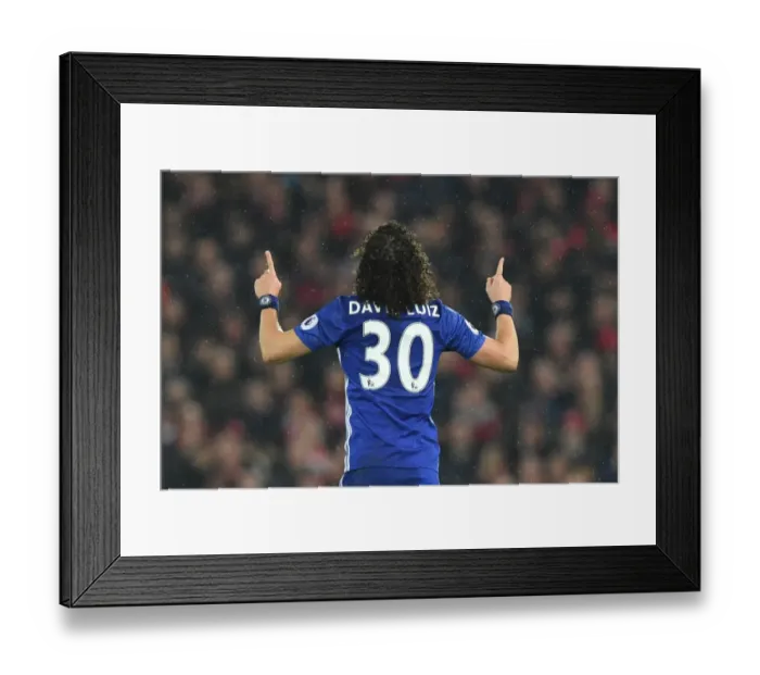 Framed Print : David Luiz Stuns Anfield: Chelsea's Thrilling Opener in Premier League Showdown (2017) Framed Print : David Luiz Stuns Anfield: Chelsea's Thrilling Opener in Premier League Showdown (2017)