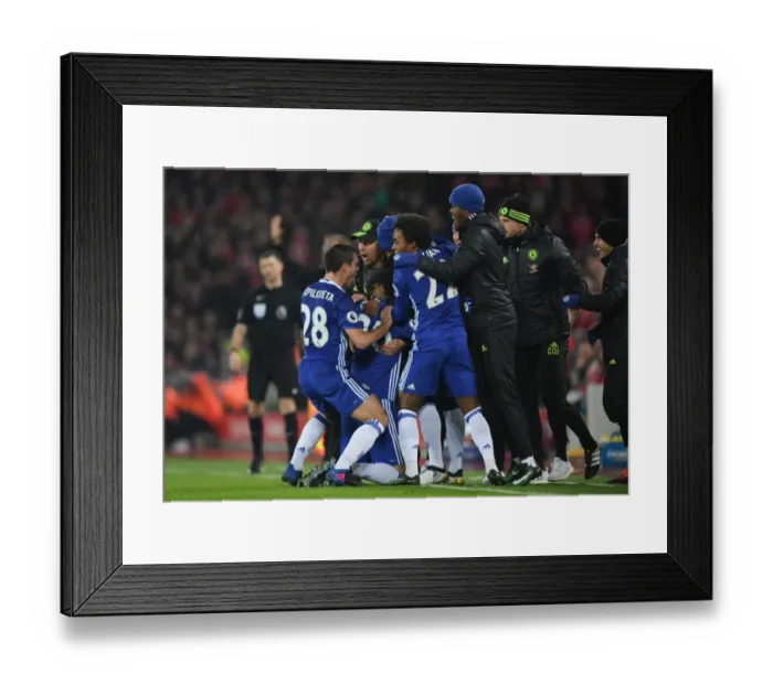 Framed Print : David Luiz's Opener: Chelsea's Triumph at Anfield (January 31, 2017) Framed Print : David Luiz's Opener: Chelsea's Triumph at Anfield (January 31, 2017)